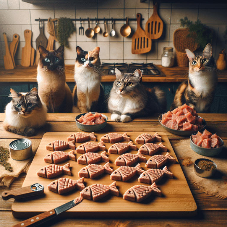 safe and tasty homemade tuna cat treats for your furry friends