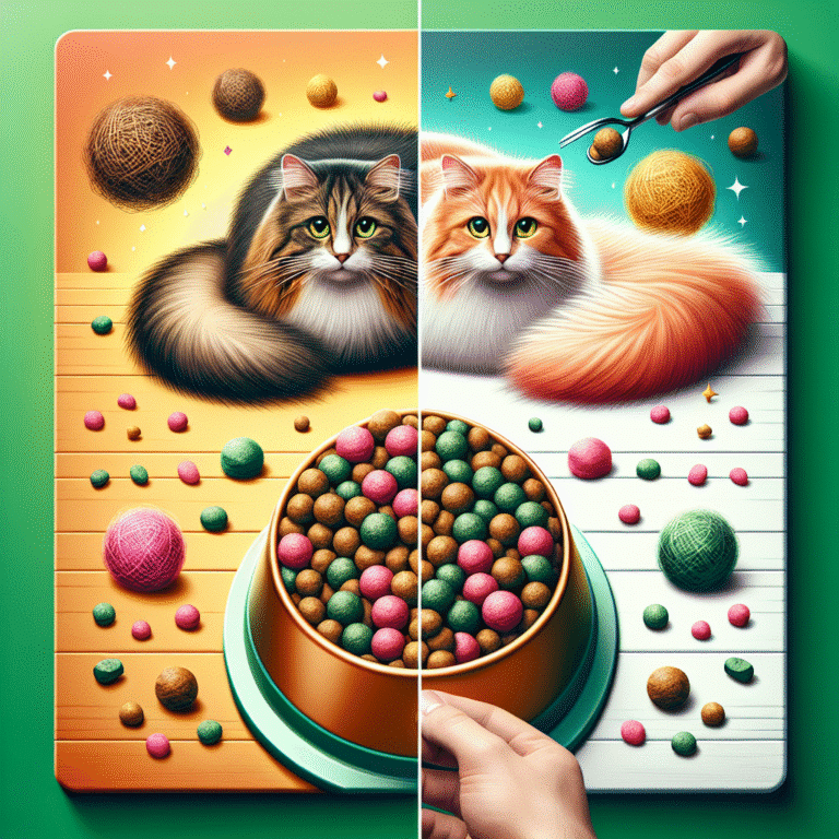 cat food for hairball control