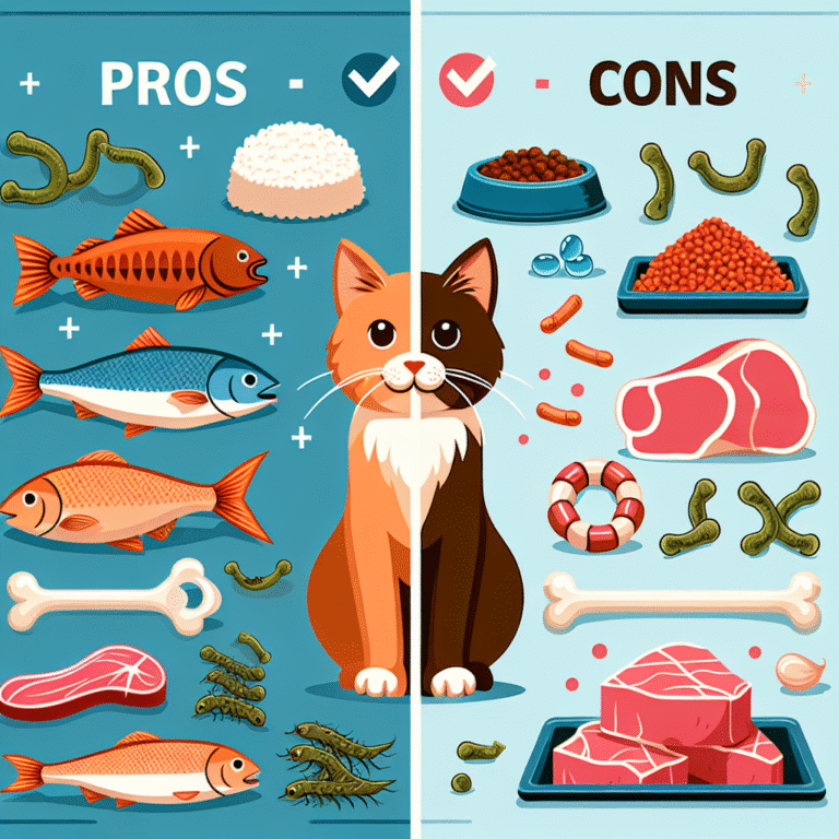 raw cat food diet pros and cons