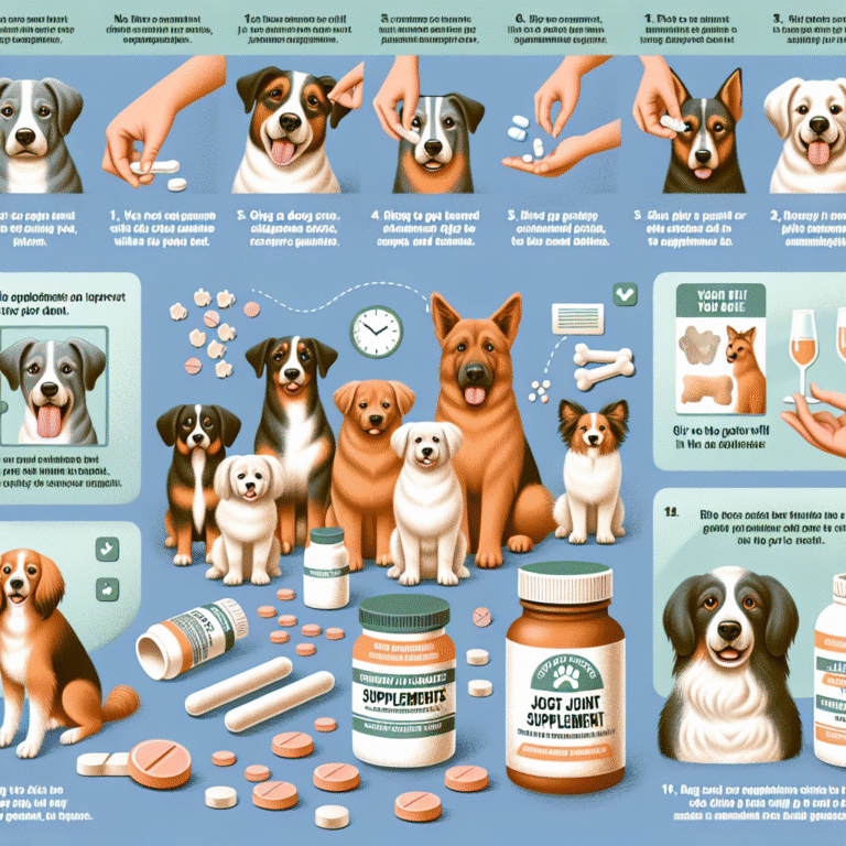 best practices for giving joint supplements to dogs